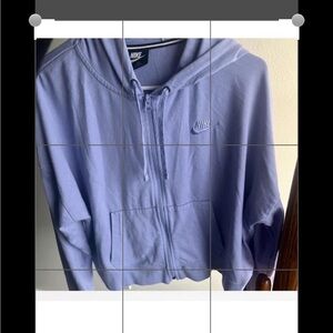 Nike Light Purple Zip-Up Hoodie
